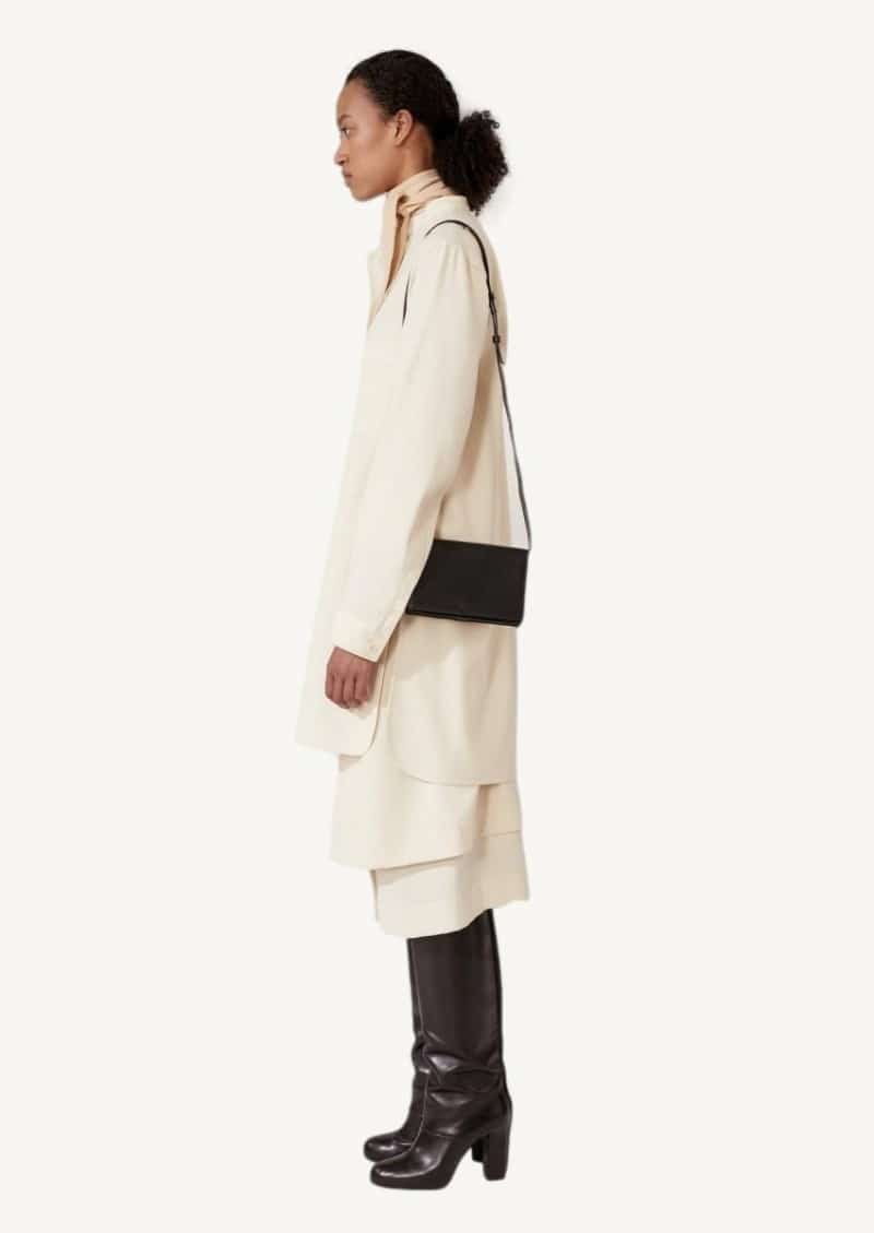 Long overshirt almond milk Lemaire Long overshirt almond milk Lemaire