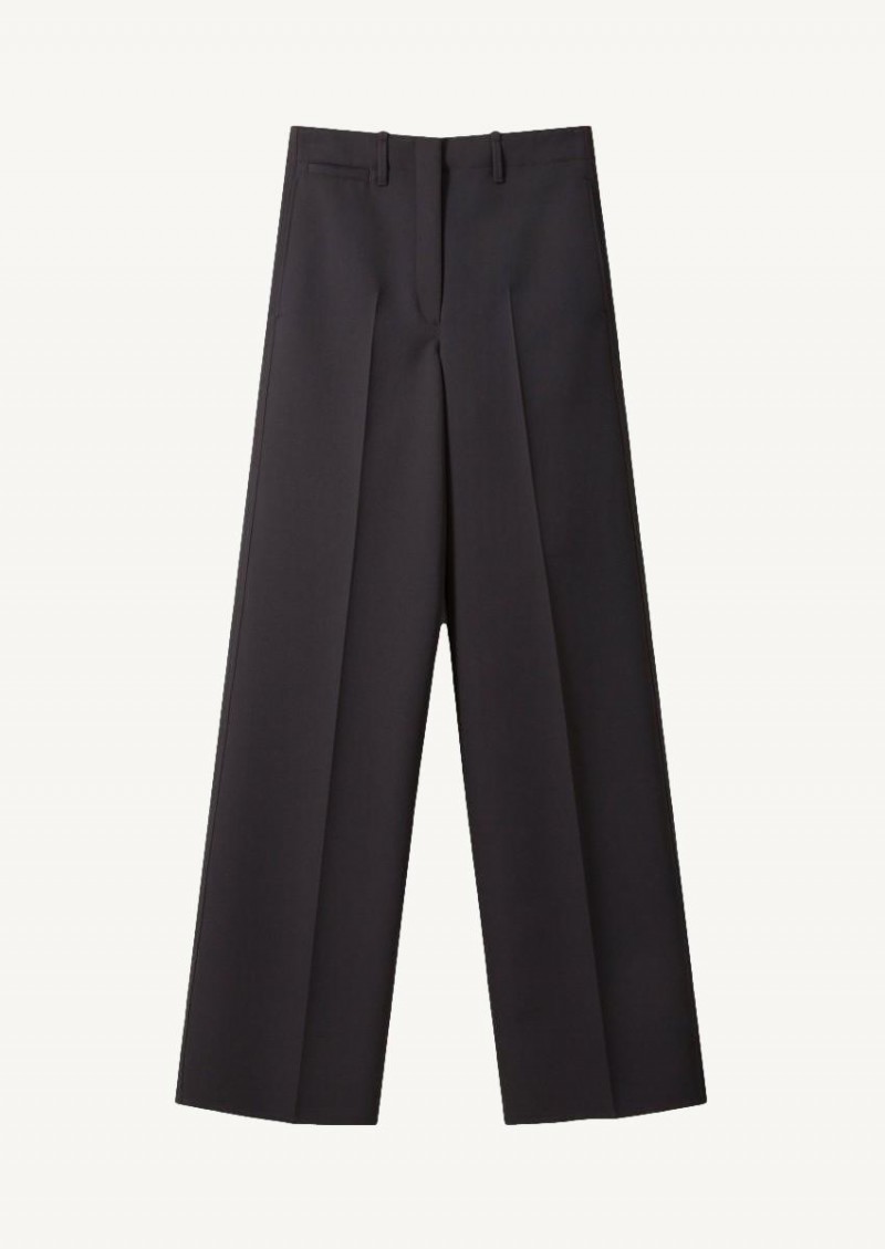 Pantalon droit gris foncé