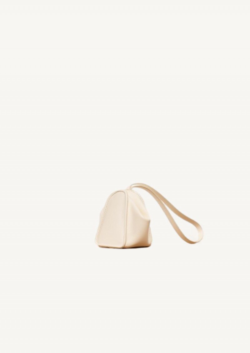 White folded coin purse