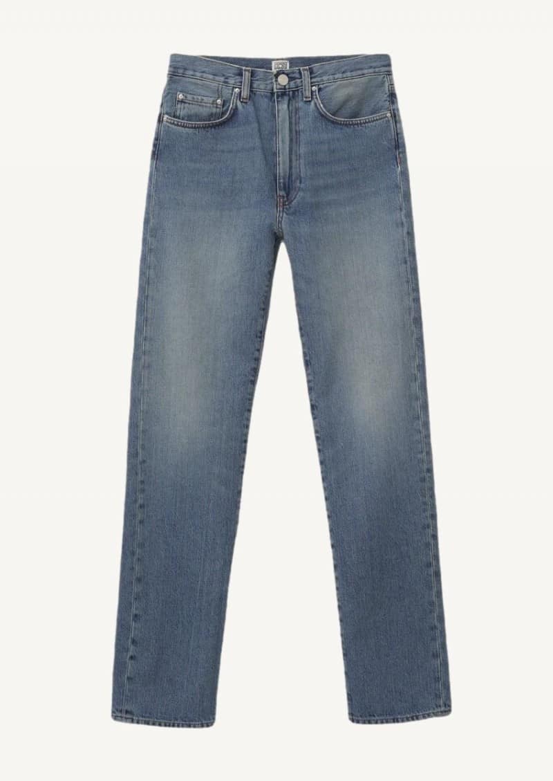 Vintage wash regular fit jeans