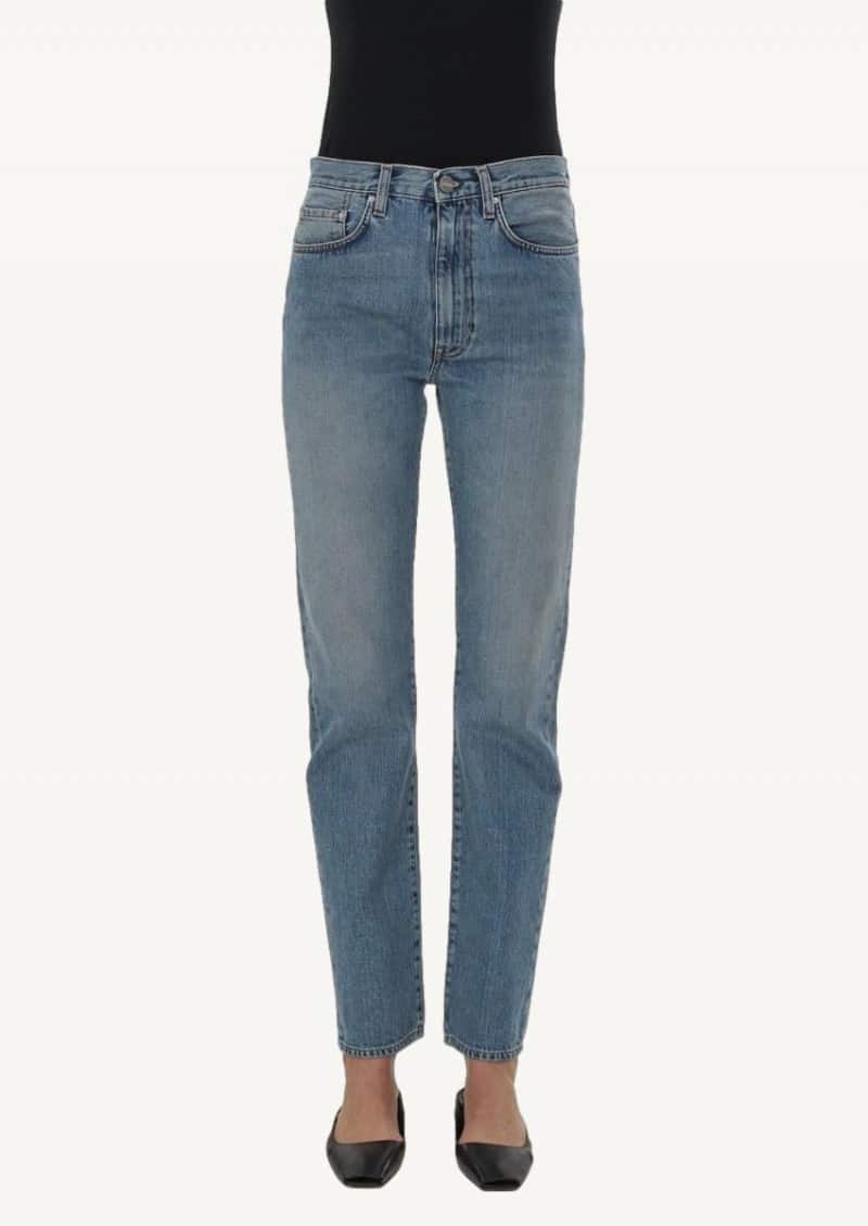 Funktionsfejl Eksamensbevis Gangster Vintage wash regular fit jeans - Totême | Département Féminin