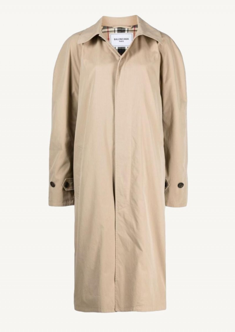 mens single breasted raincoat