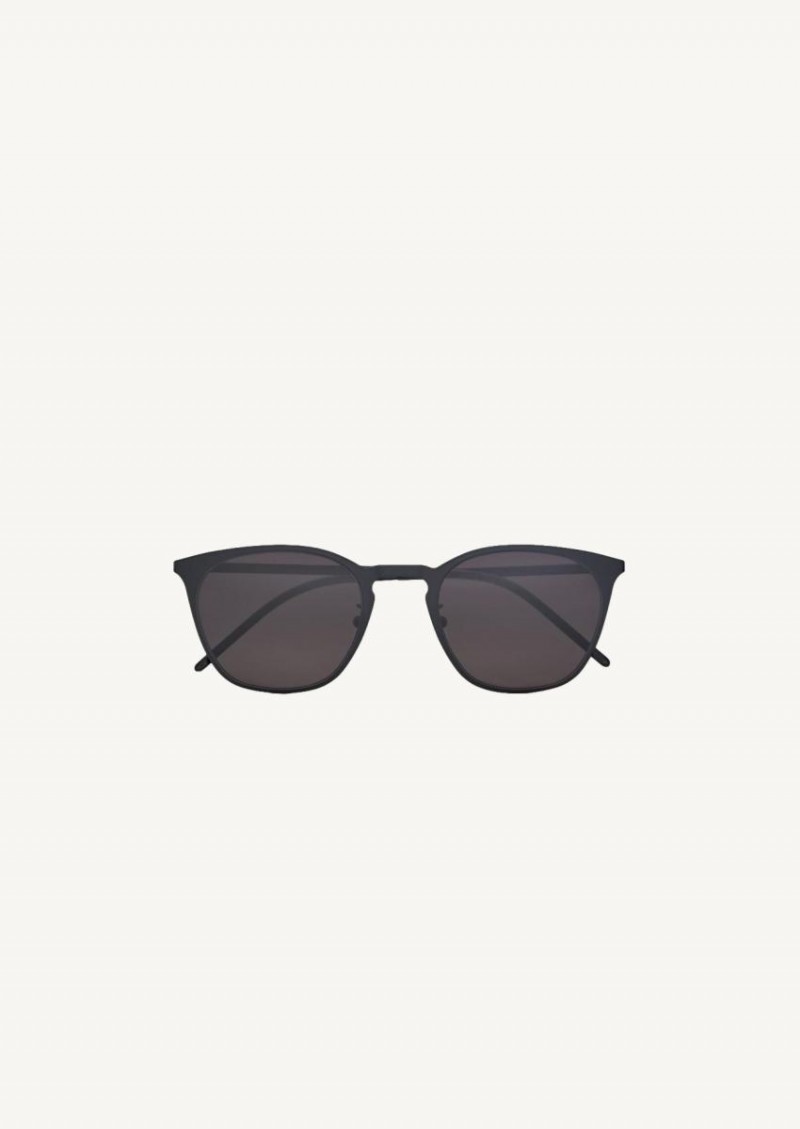 Black sl 28 slim metal glasses