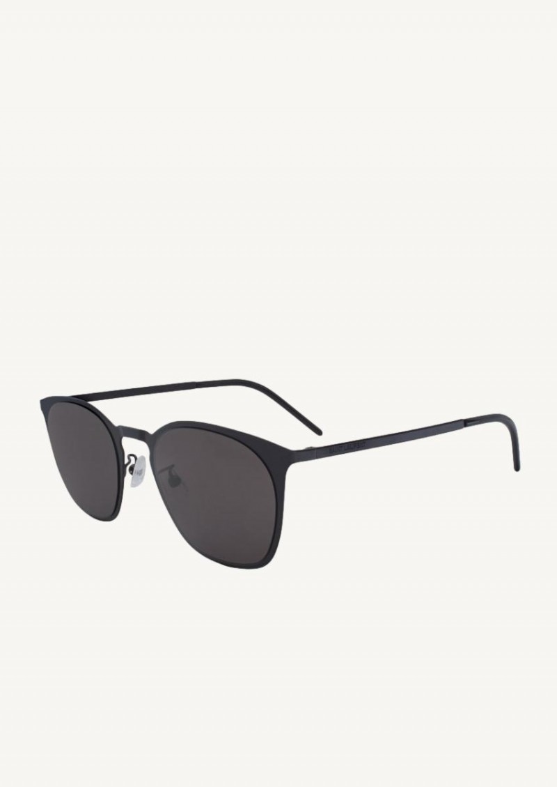 Black sl 28 slim metal glasses