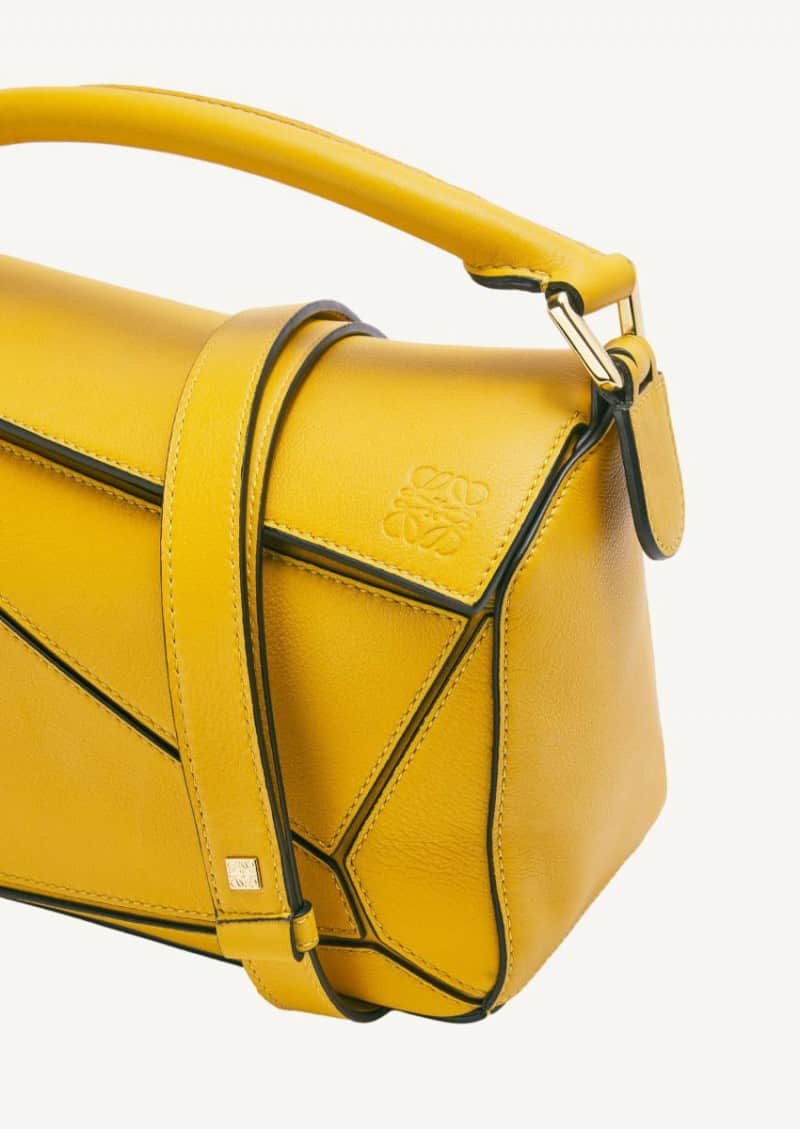 small mustard handbag