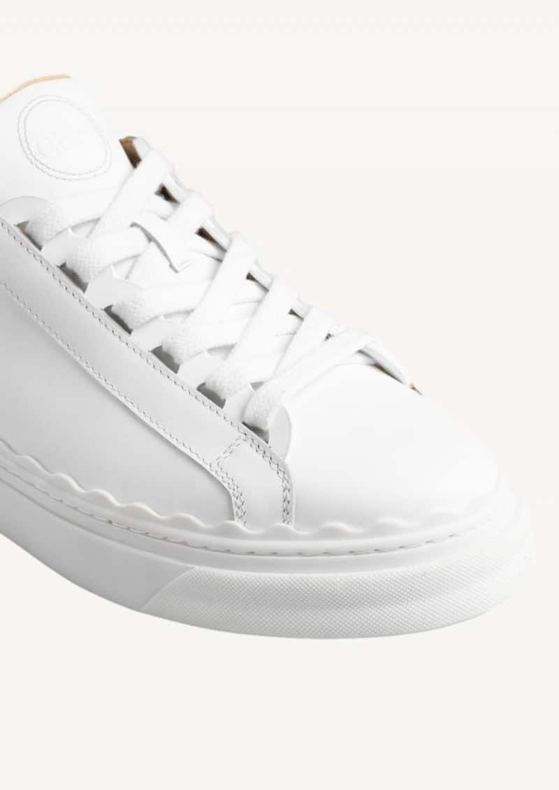 chloe leather sneakers