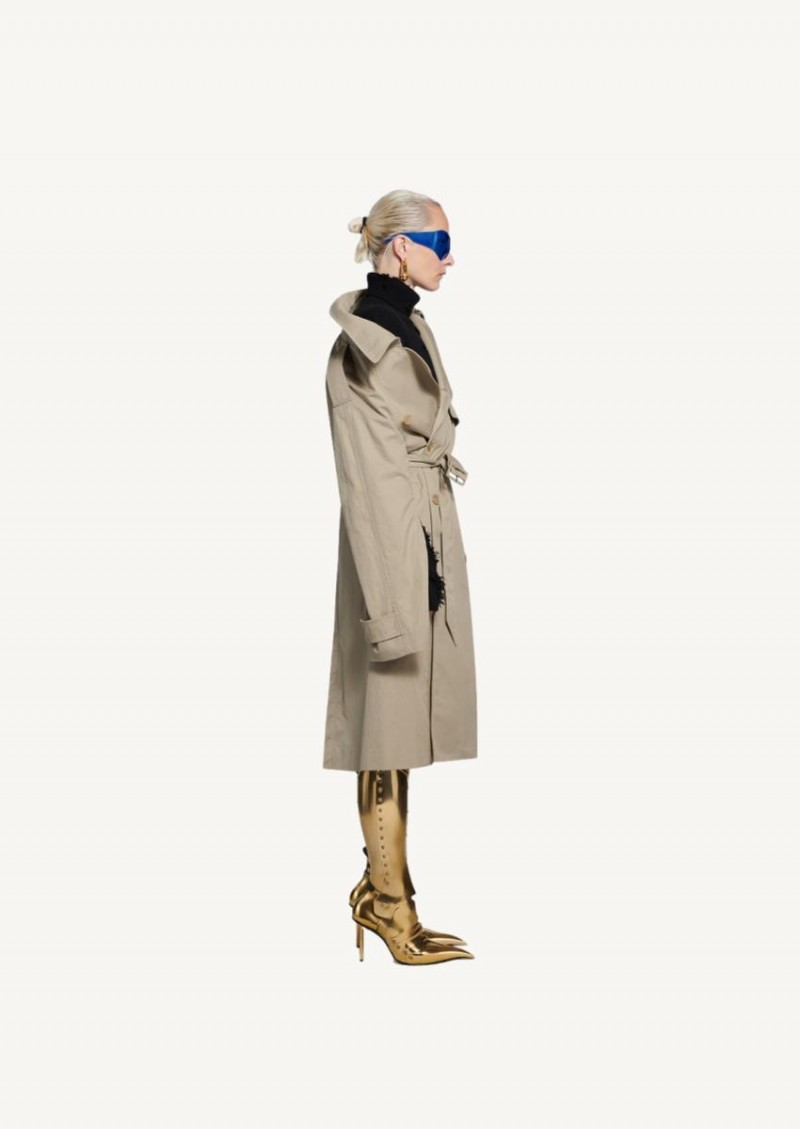 Off shoulder trench BALENCIAGA  Blondie Shop