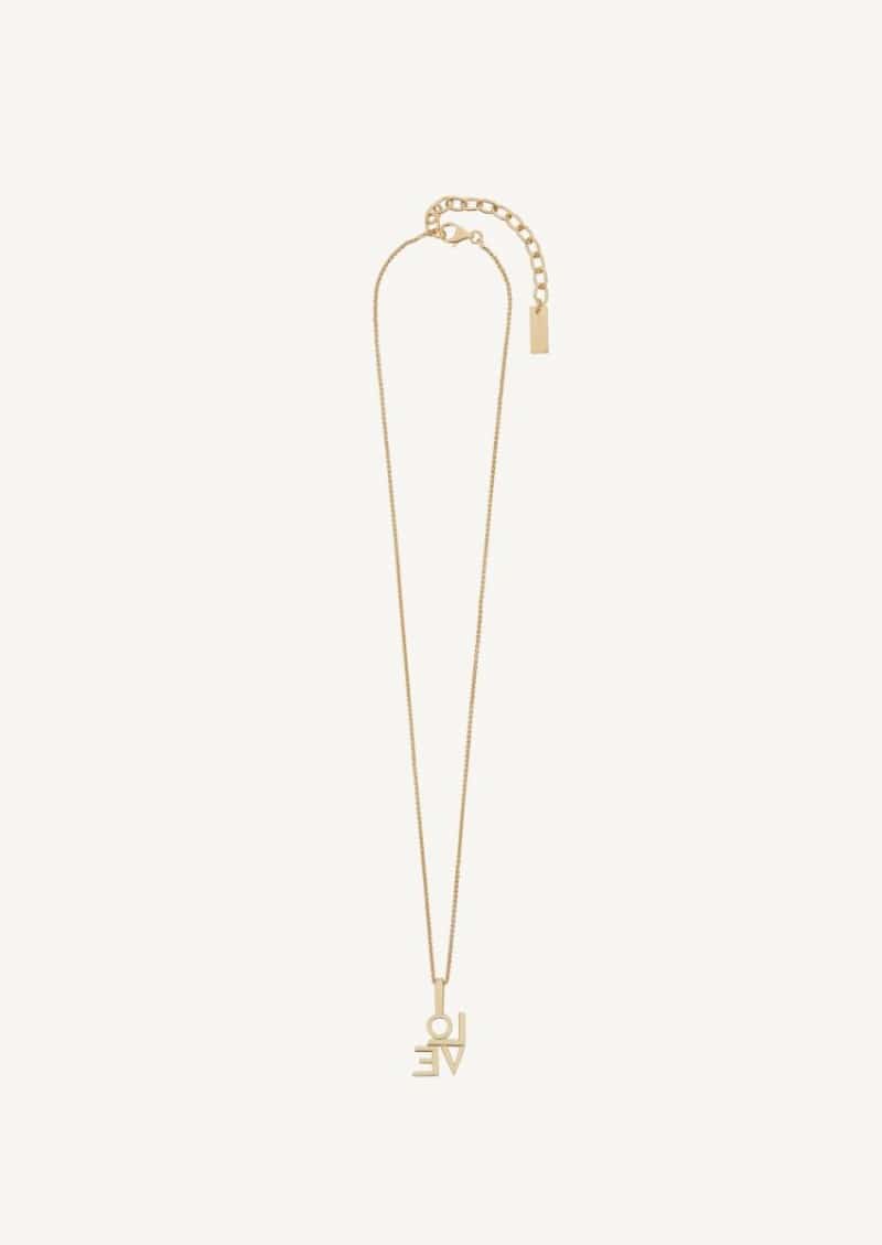 Gold LOVE necklace