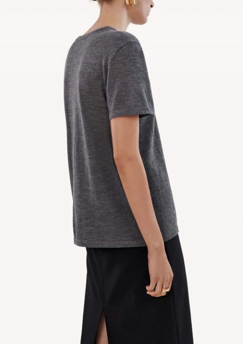 T-Shirt en tricot gris