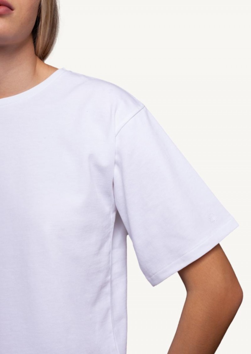 T-shirt Lipari en coton blanc
