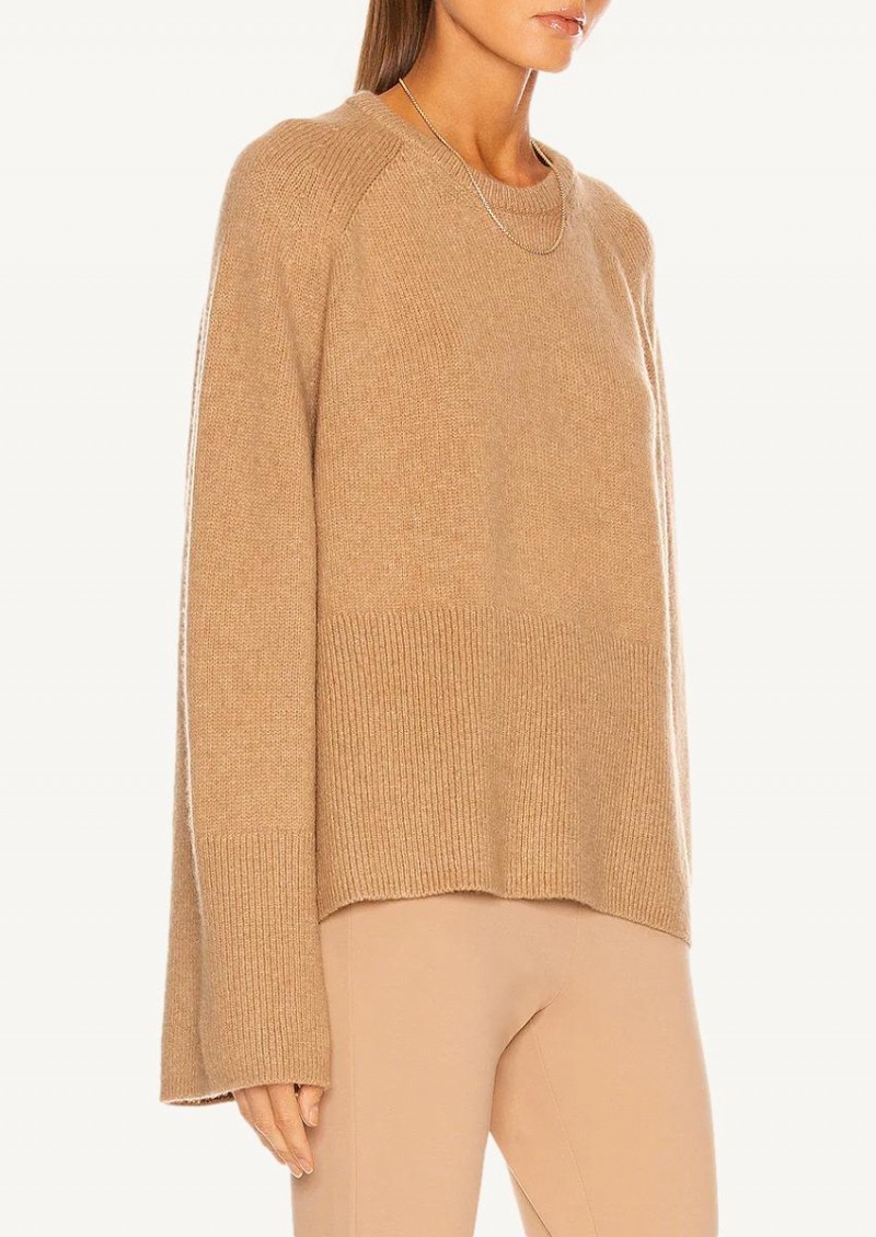 Camel Merino Knit sweater
