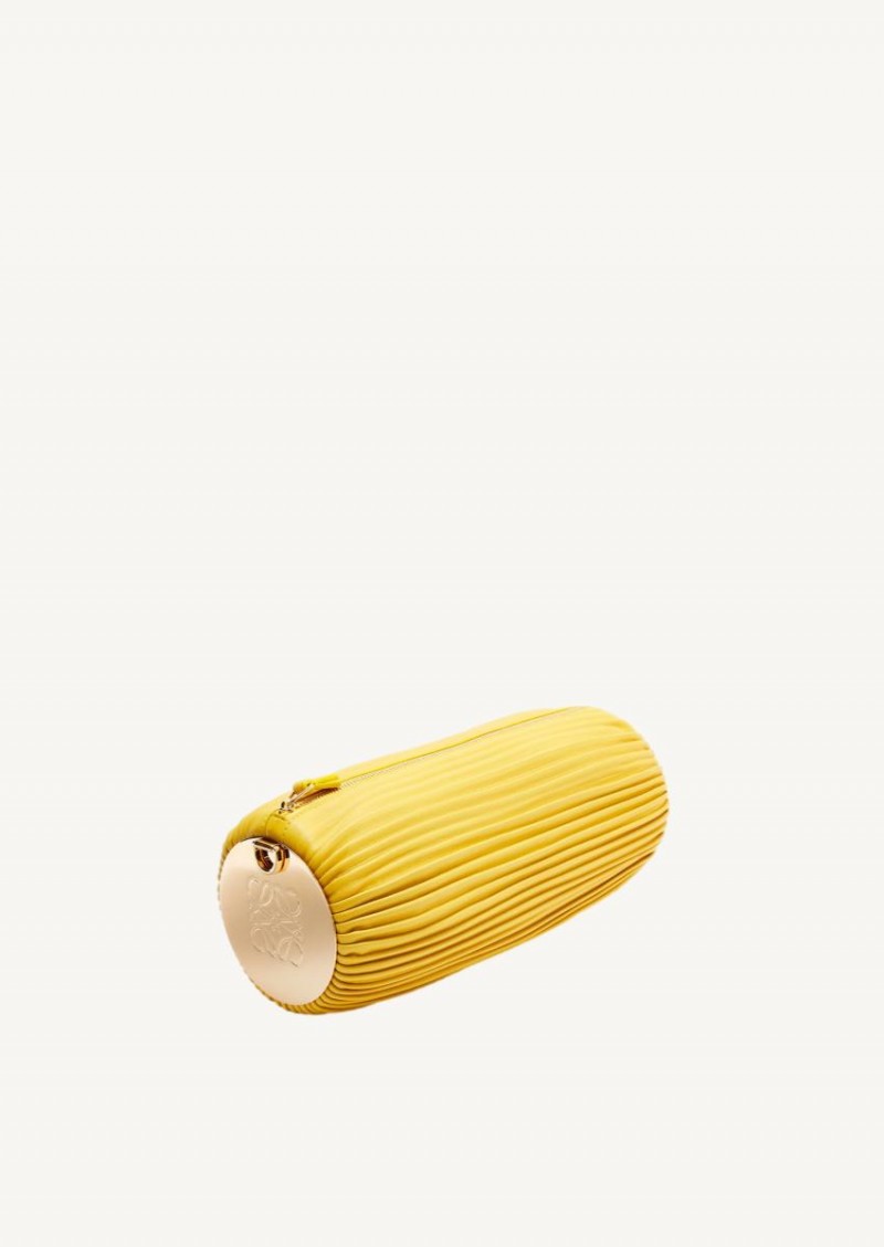 Yellow convertible bracelet bag