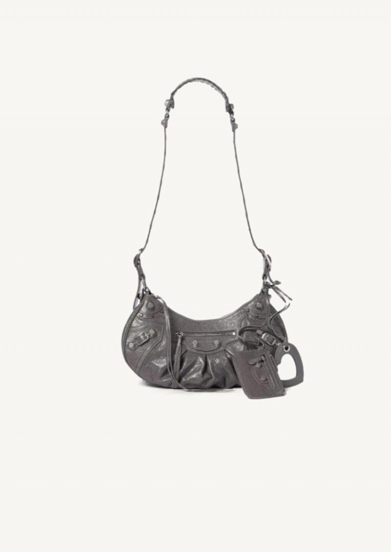 small grey shoulder bag