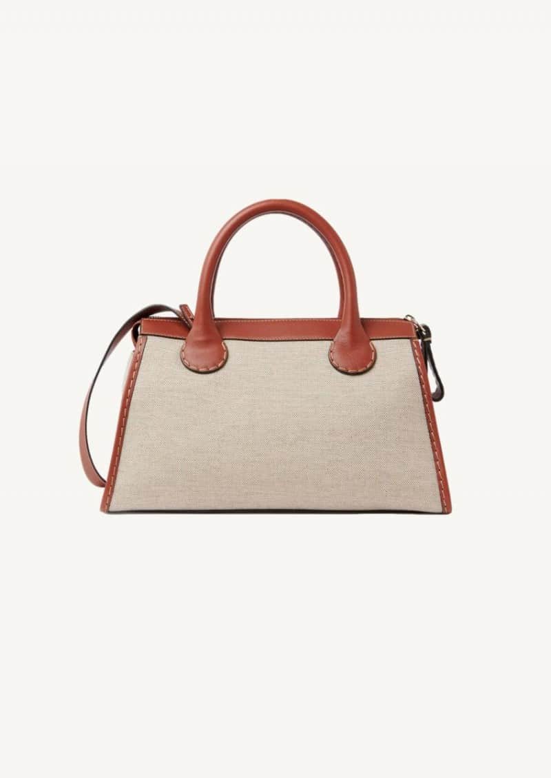 Brown and beige Edith day bag