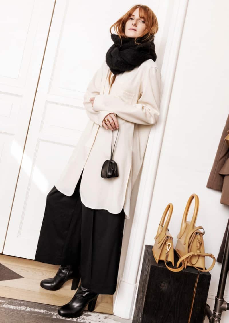 Long overshirt almond milk Lemaire Long overshirt almond milk Lemaire