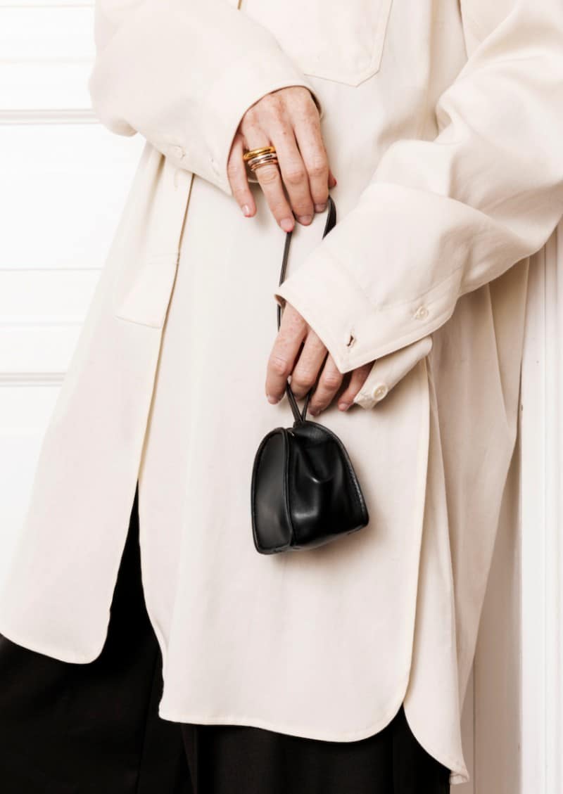 Long overshirt almond milk Lemaire Long overshirt almond milk Lemaire