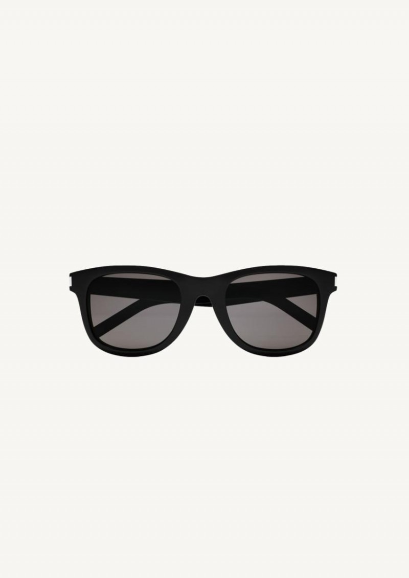 Shiny black smoke CLASSIC SL 51 sunglasses