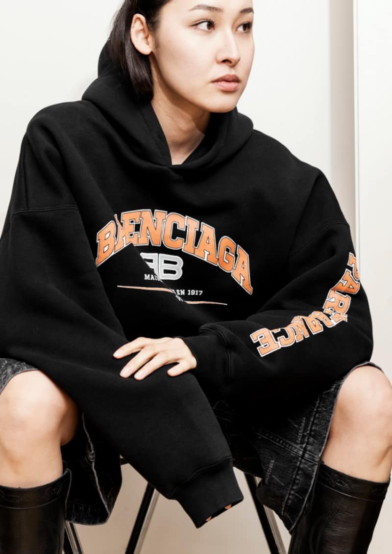 balenciaga black hoodie