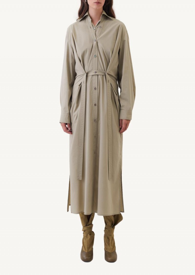 Pale khaki dress