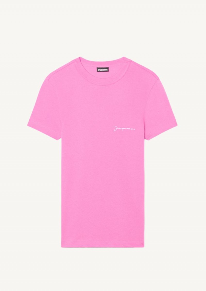 Pink Jacquemus t-shirt