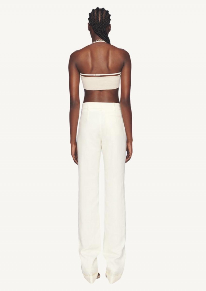 off white suit pants