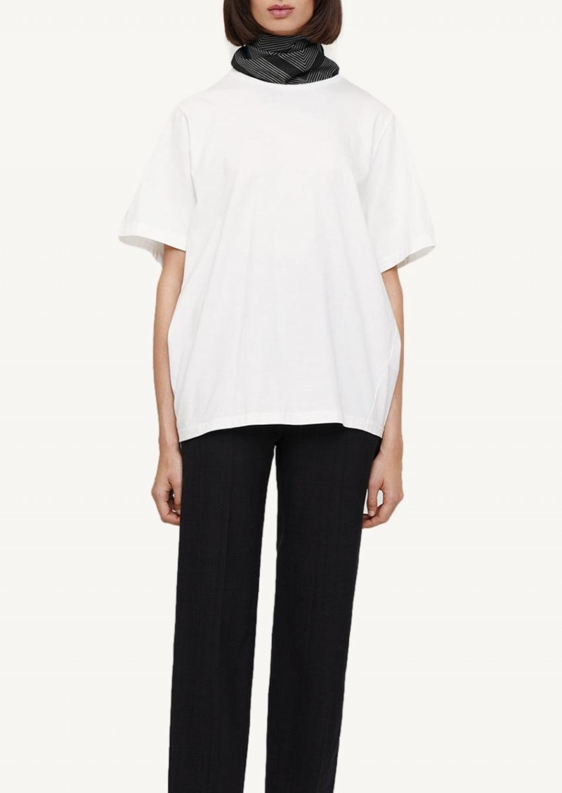 Tshirt en coton oversized off white