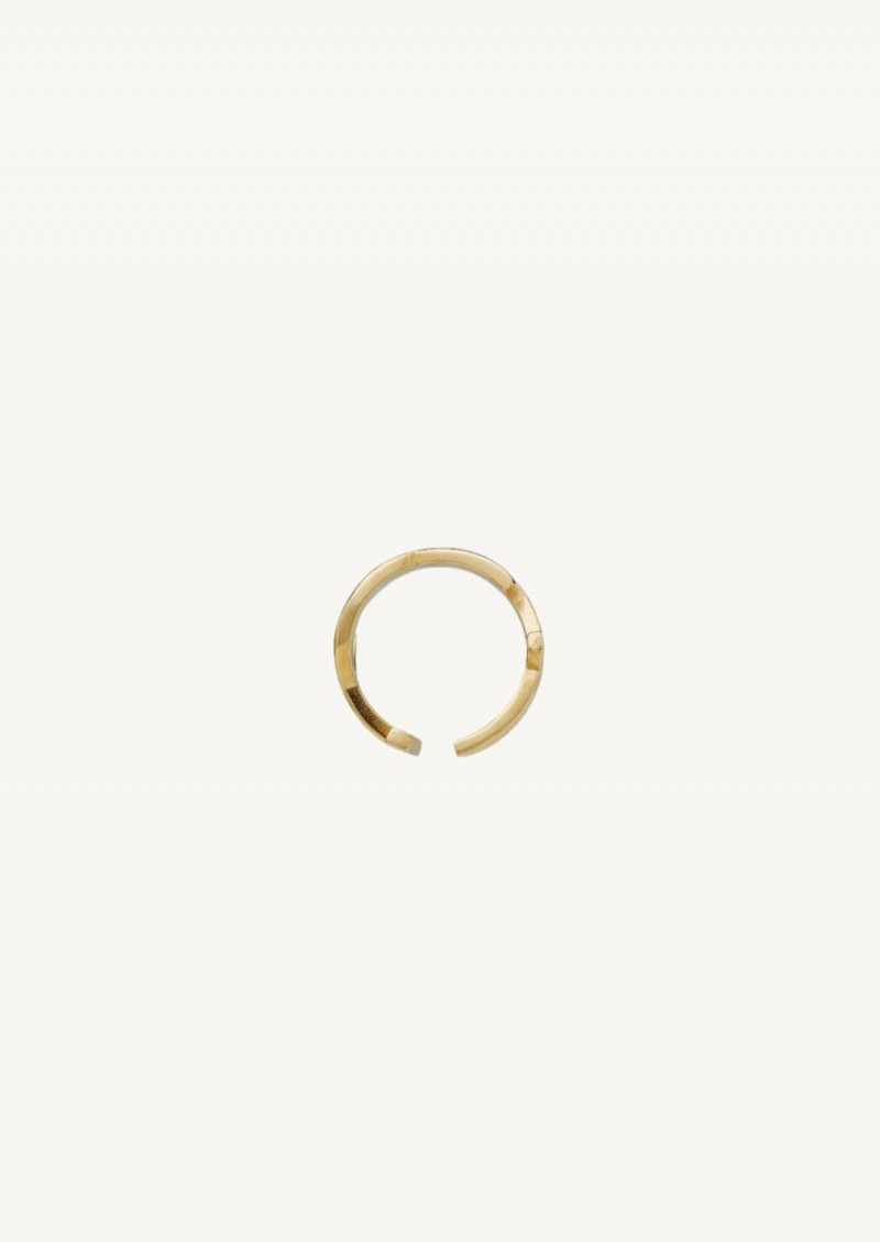 Gold Twisted Opyum ring