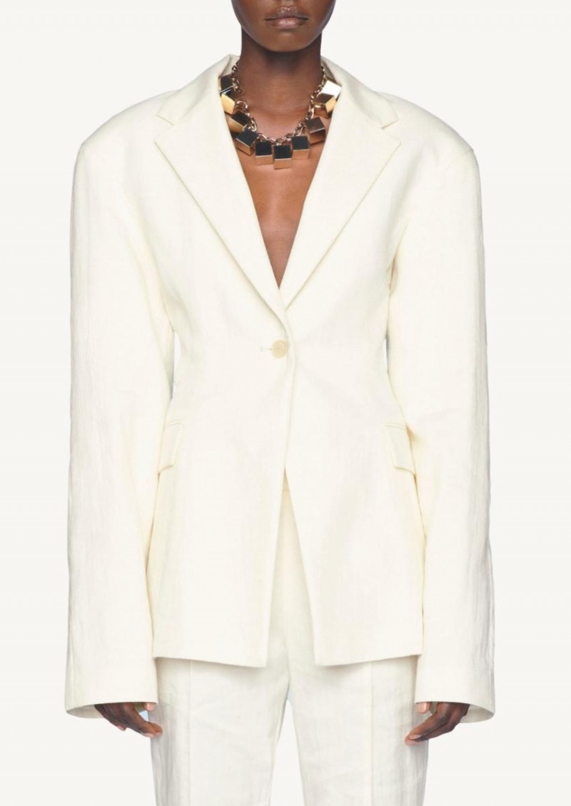 Monastery compile anywhere The off white Fresa jacket - Jacquemus | Département Féminin