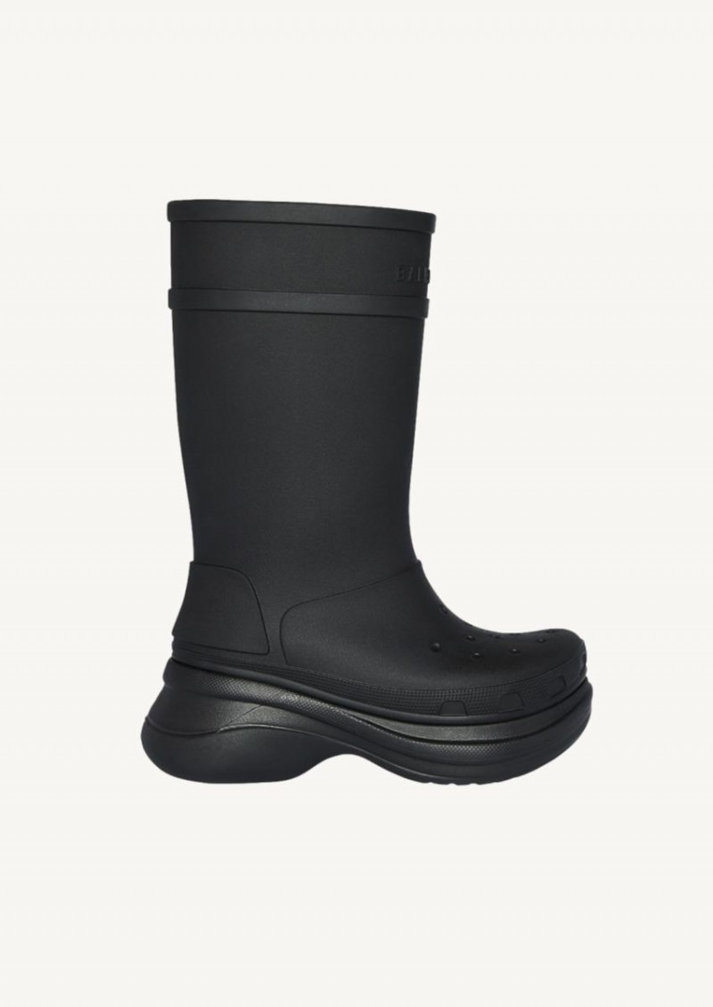 Black Crocs™ Gum Boot Balenciaga Black Crocs™ Gum Boot Balenciaga
