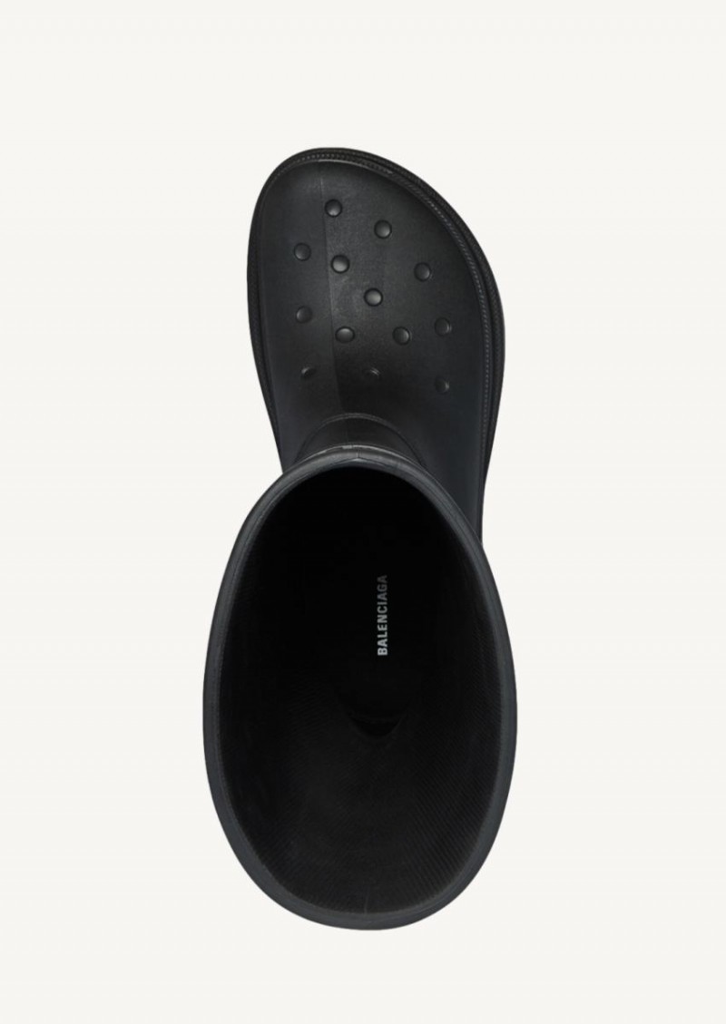 Black Crocs™ Gum Boot Balenciaga Black Crocs™ Gum Boot Balenciaga