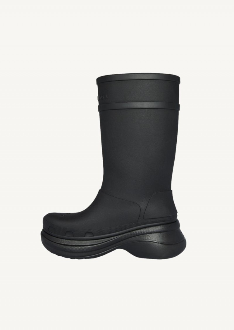 Black Crocs™ Gum Boot Balenciaga Black Crocs™ Gum Boot Balenciaga