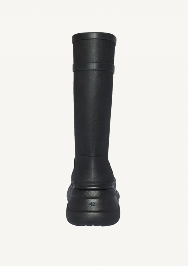 Black Crocs™ Gum Boot Balenciaga Black Crocs™ Gum Boot Balenciaga