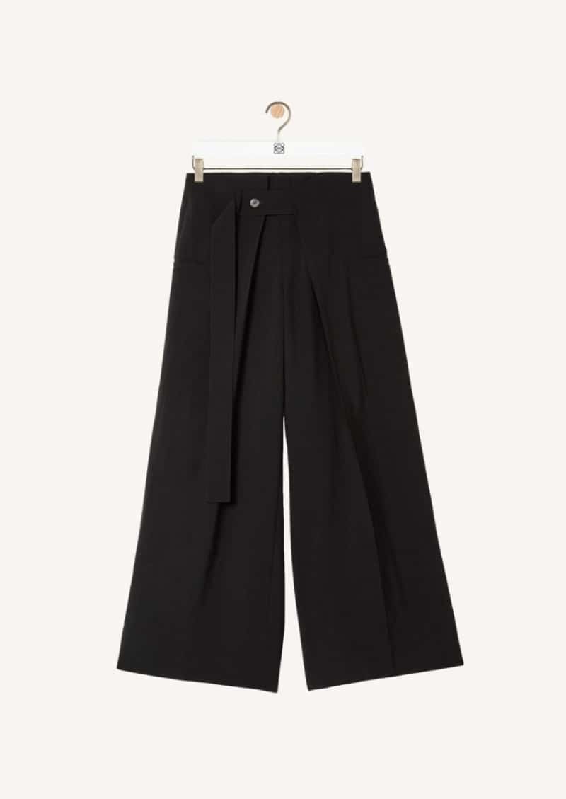 Pantalon à ceinture noir