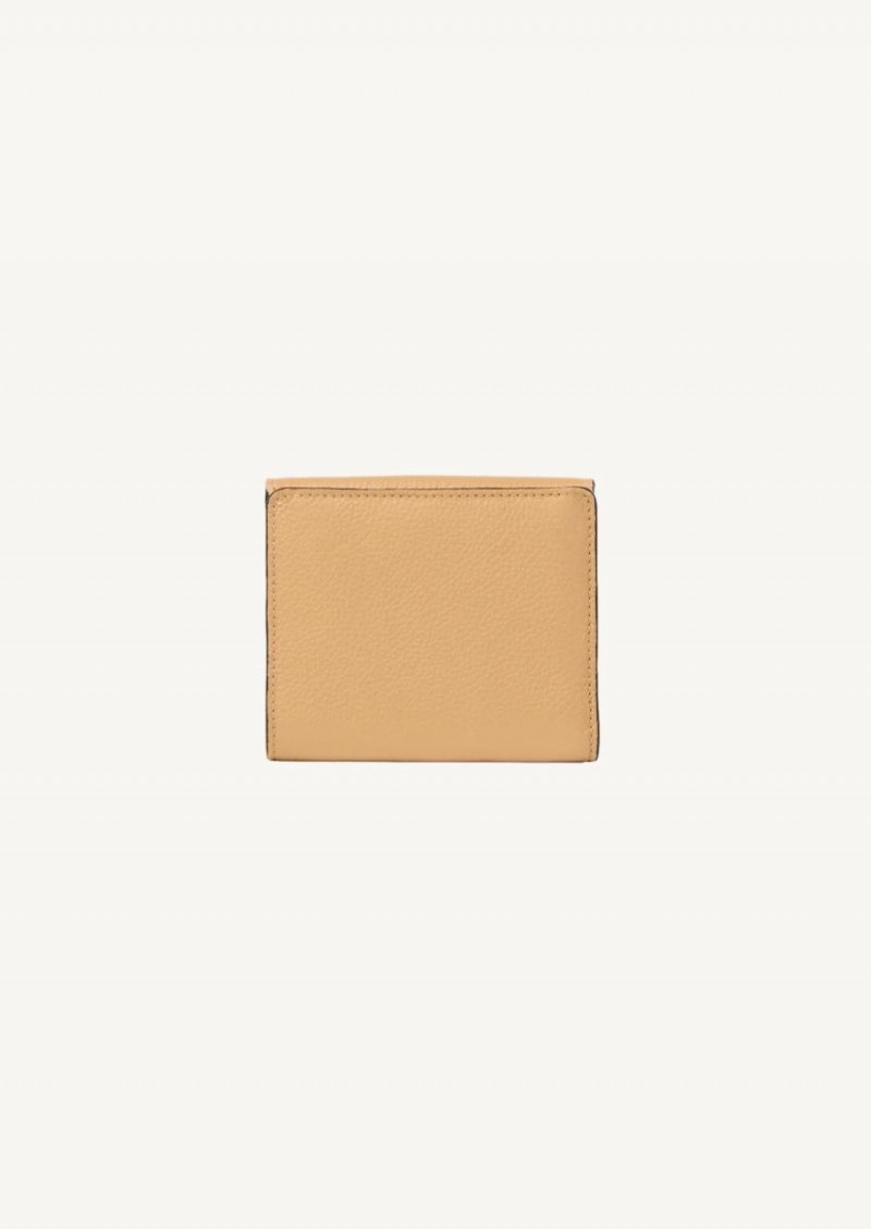Soft tan small Marcie wallet