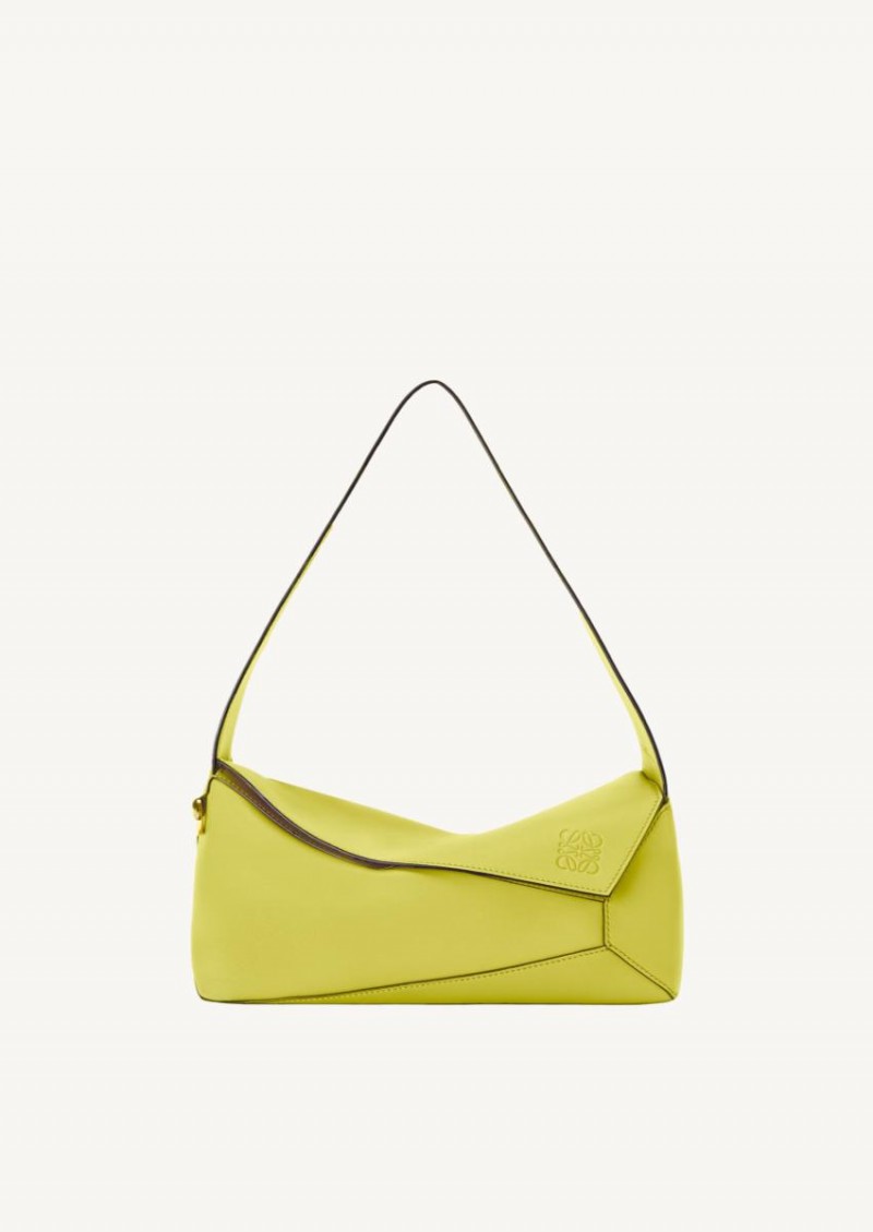 Lime yellow Puzzle Hobo bag Loewe Lime yellow Puzzle Hobo bag Loewe