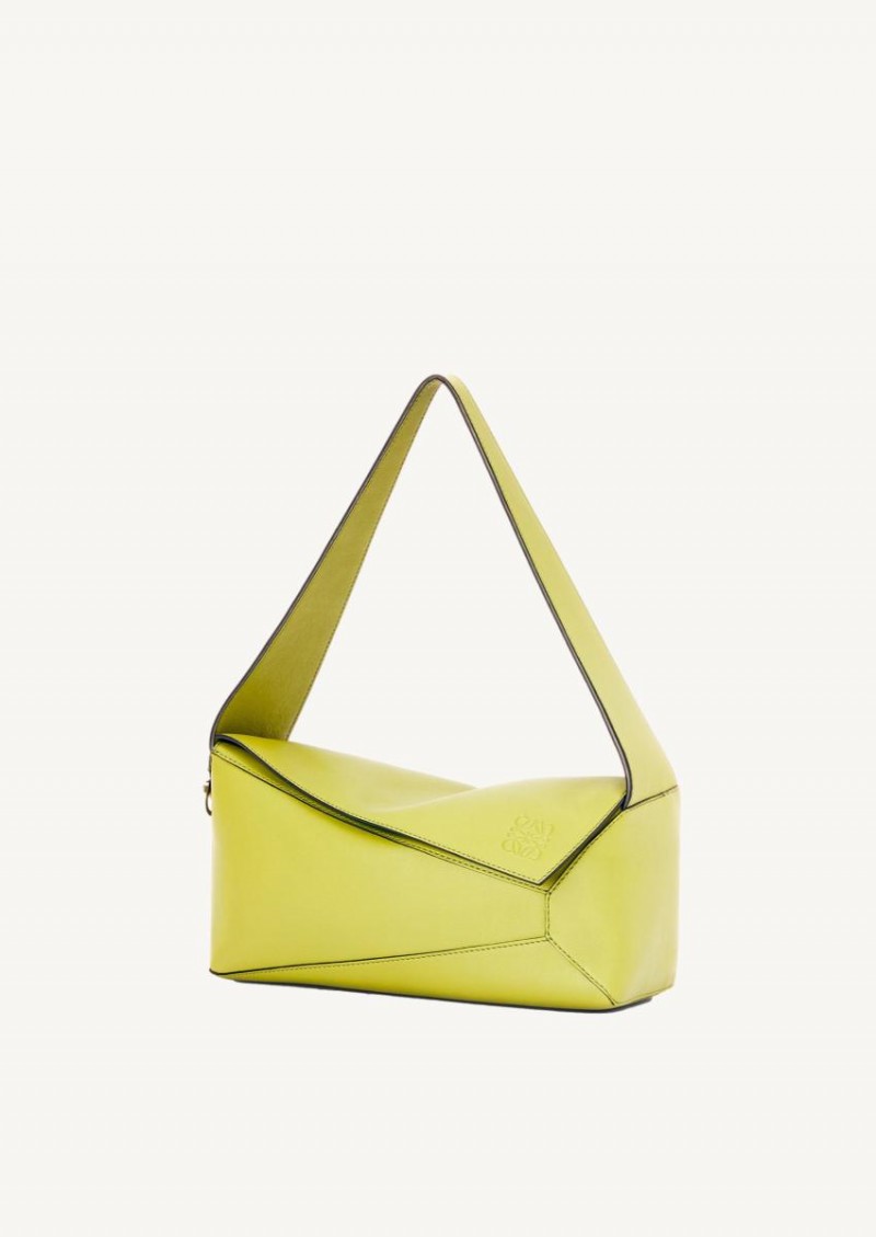 Lime yellow Puzzle Hobo bag Loewe Lime yellow Puzzle Hobo bag Loewe