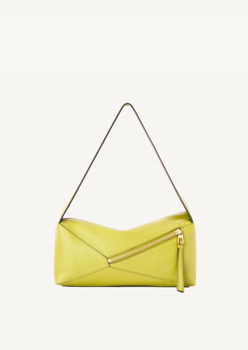Lime yellow Puzzle Hobo bag Loewe Lime yellow Puzzle Hobo bag Loewe
