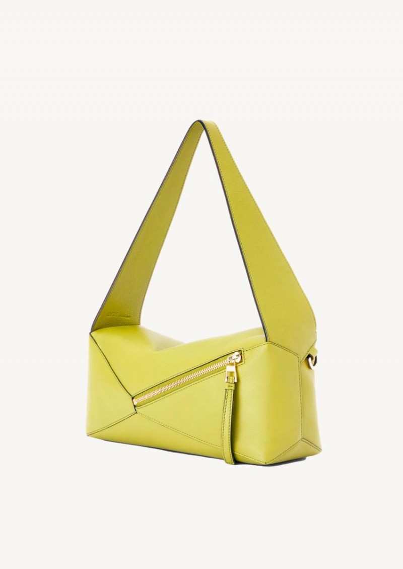 Lime yellow Puzzle Hobo bag Loewe Lime yellow Puzzle Hobo bag Loewe