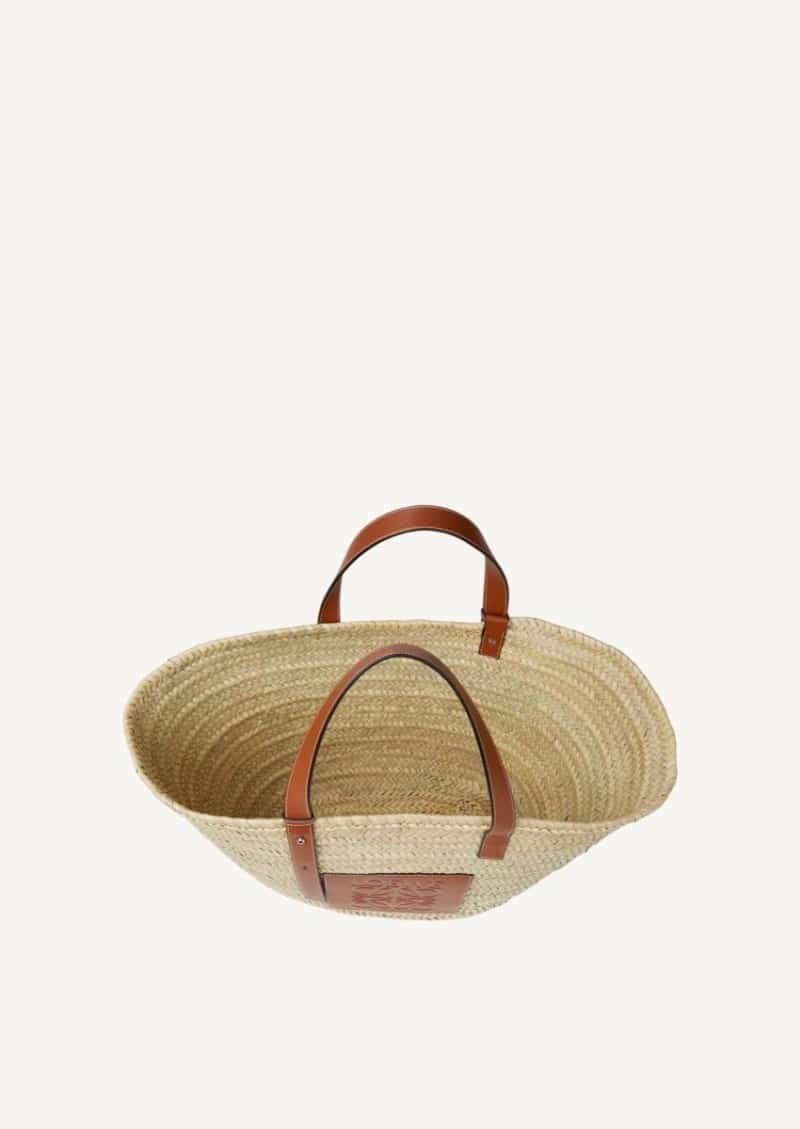 Large natural/tan basket bag