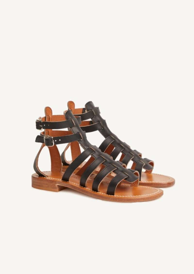 Pul Black Capri sandals