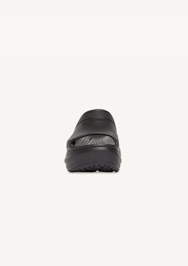 Black Rubber Crocs™ Pool Sandal