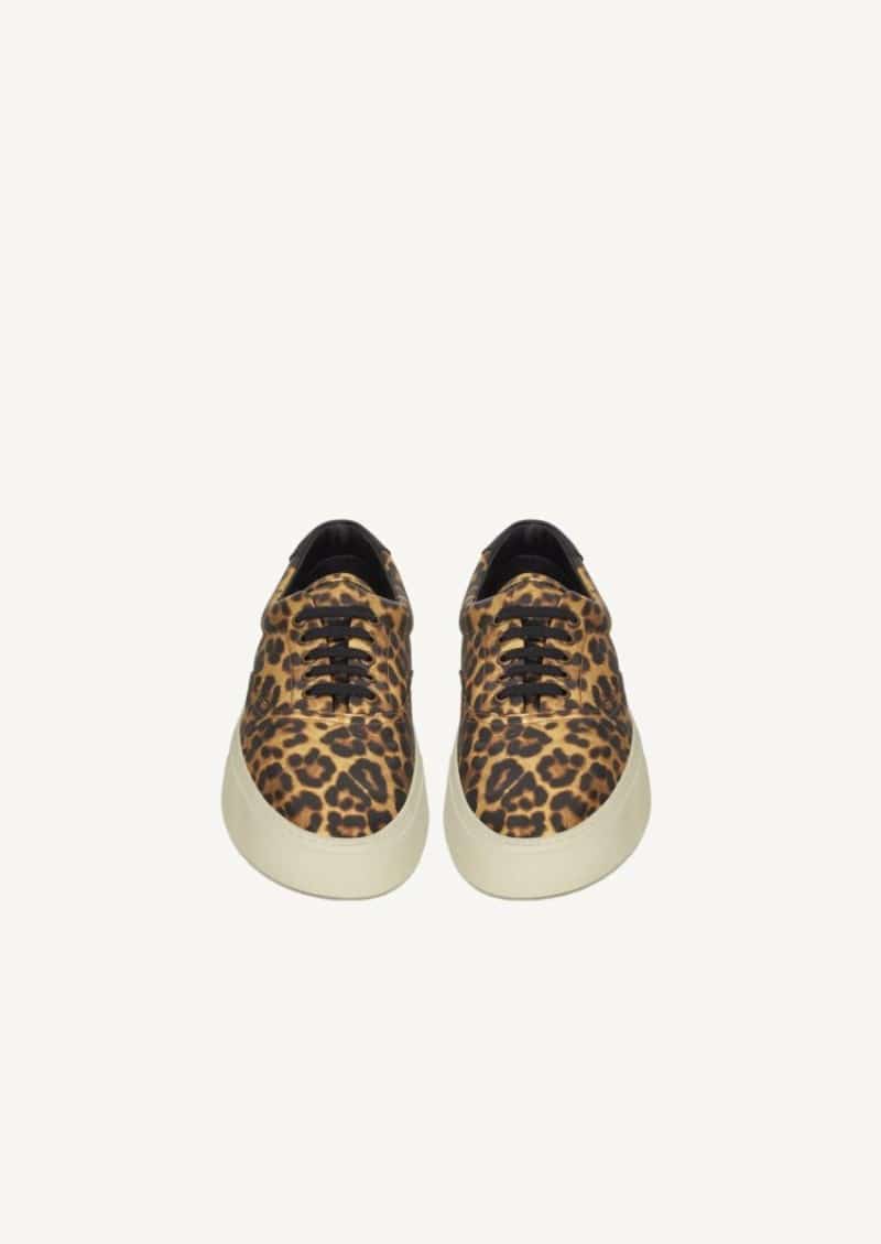 Venice sneakers à imprimé léopard