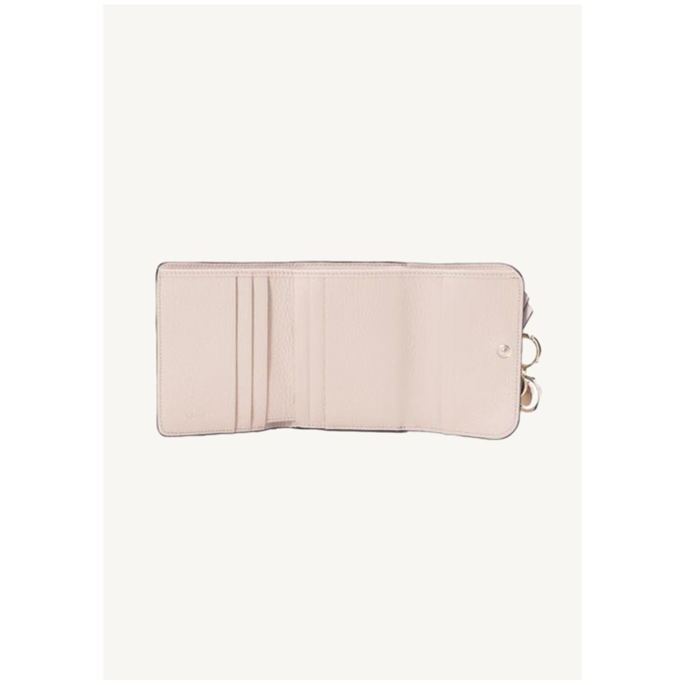Cement pink Small Alphabet Trifold wallet