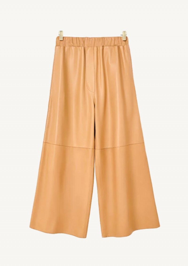 Butter cropped elasticated trousers