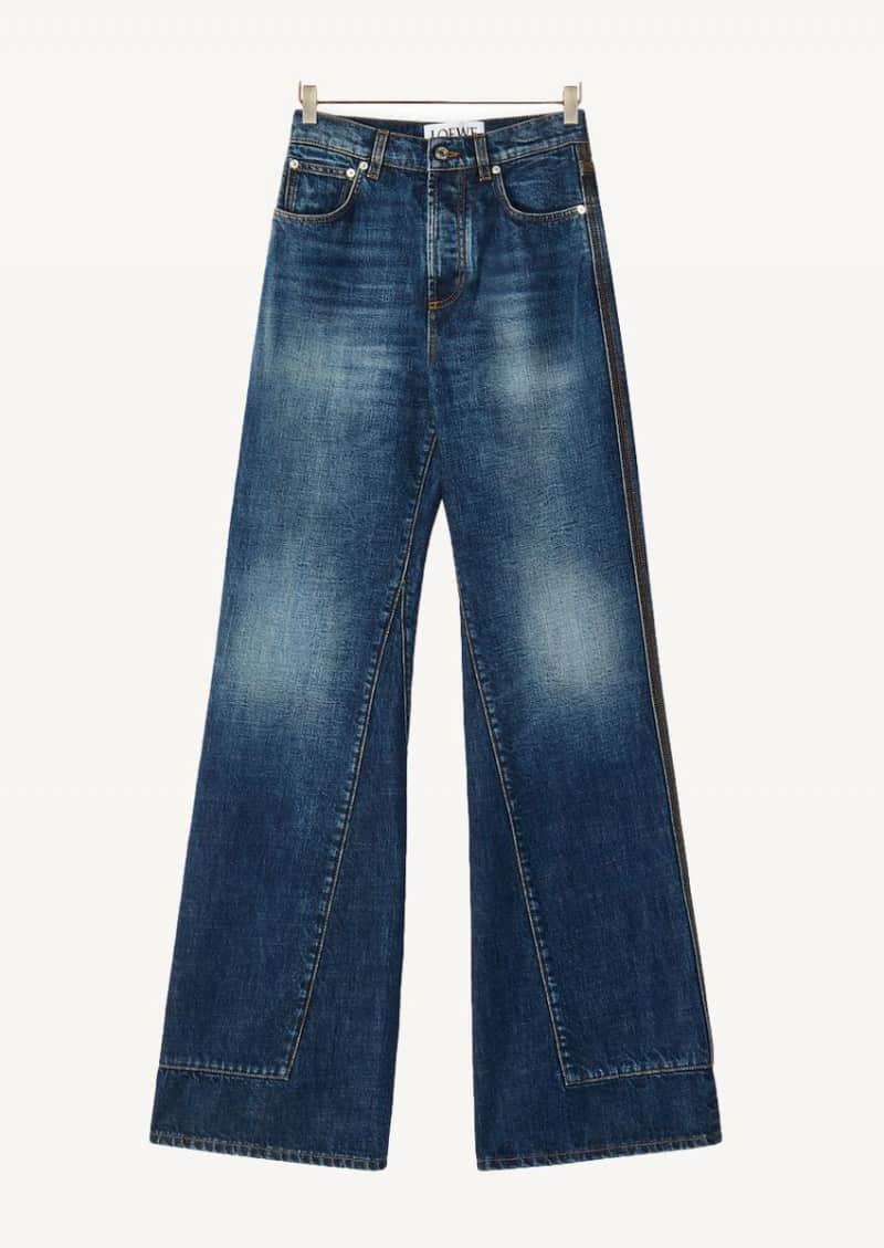 Logo jeans in denim