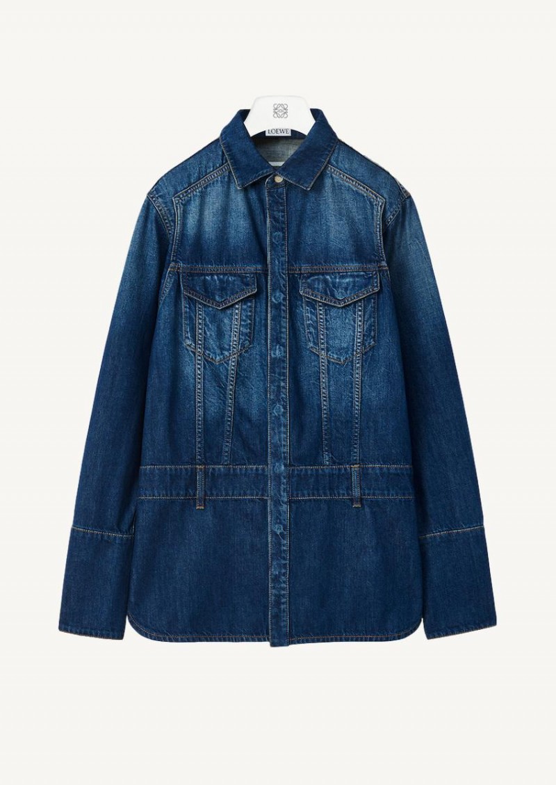 Overshirt in denim