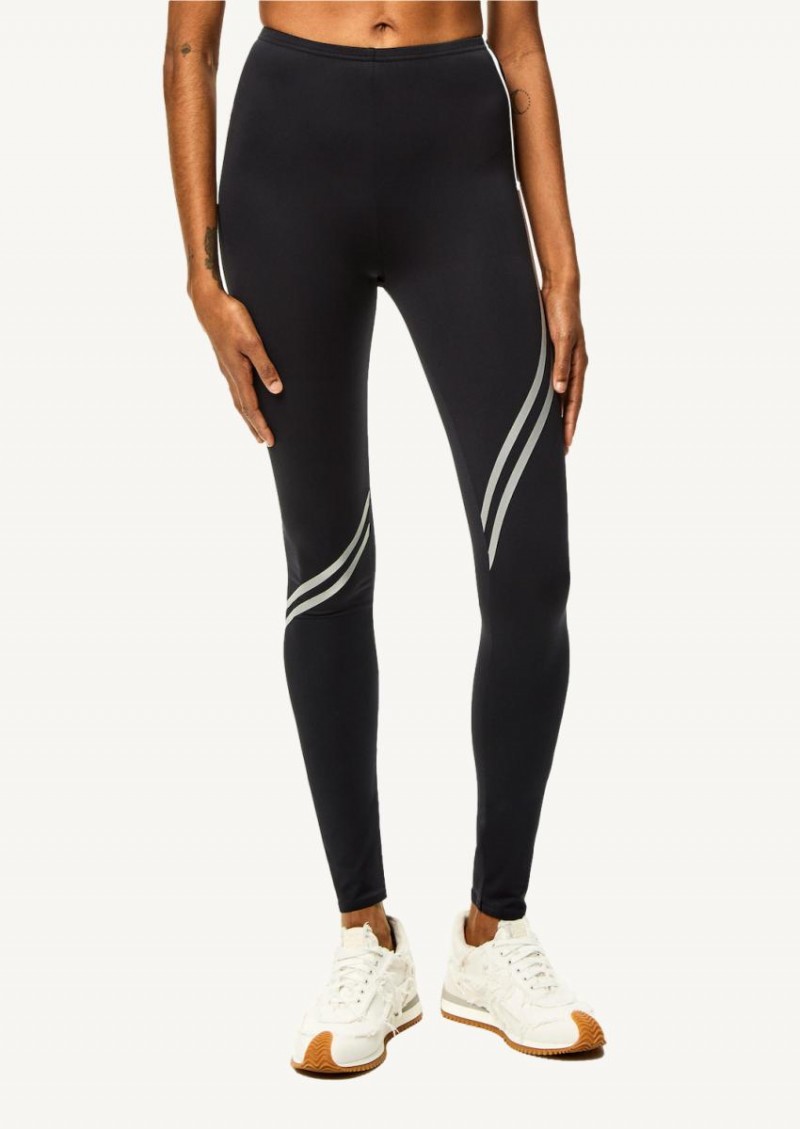 Black leggings in polyamide