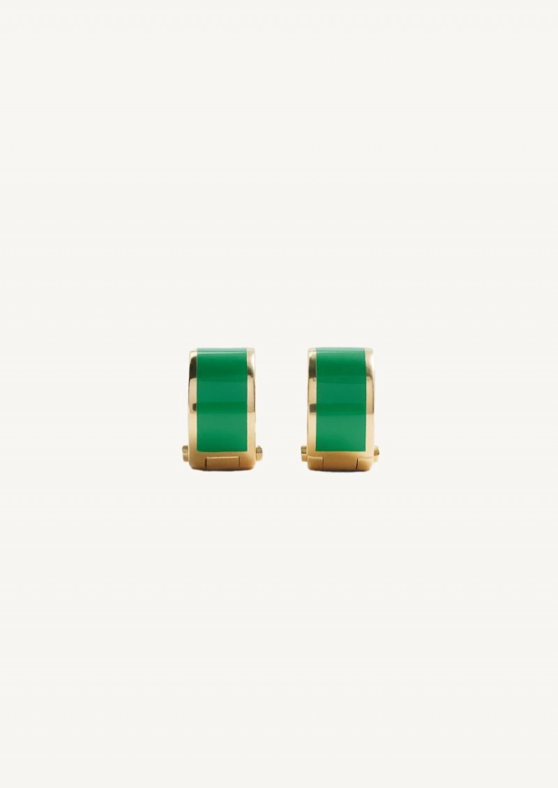 Bolt parakeet earrings