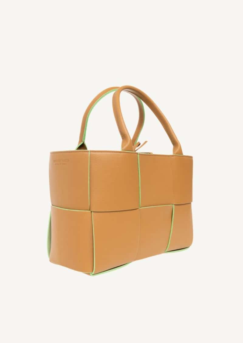 Caramel and pistach Small Arco Tote Bag