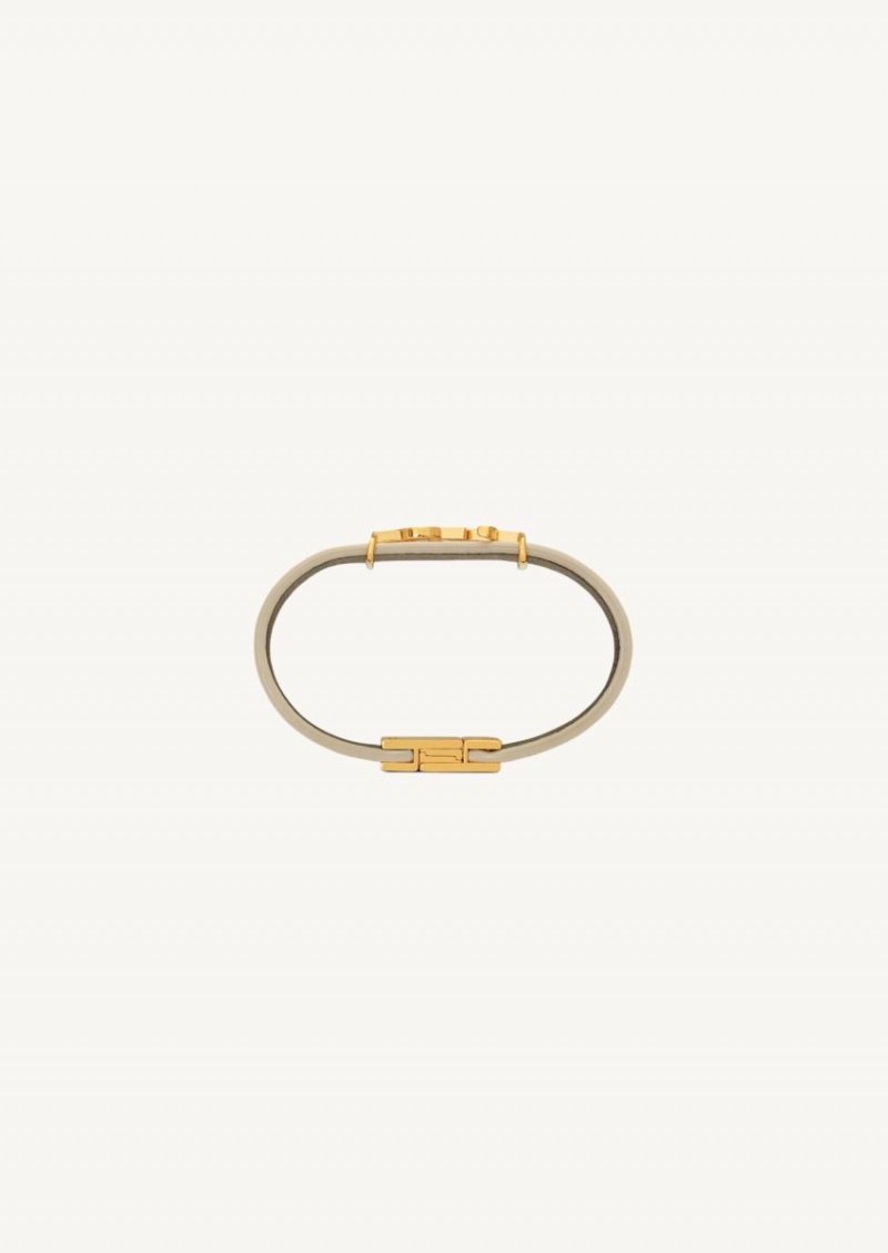 Bracelet en cuir simple Soft Crema